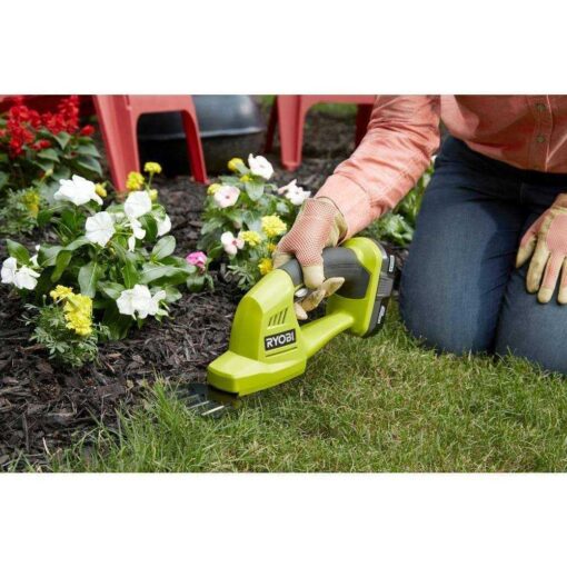 RYOBI ONE+ 18-Volt Cordless Lithium-Ion Grass Shear and Shrubber Trimmer - Image 5