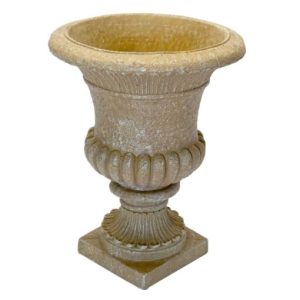 21-in W x 28-in H Desert Sand Concrete Outdoor Planter 07-322213DS