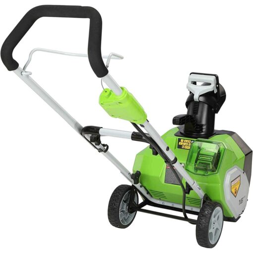 Greenworks 40V 16 inch Cordless Snow Thrower, 5Ah Battery and Charger Included SN40B410 - Image 2