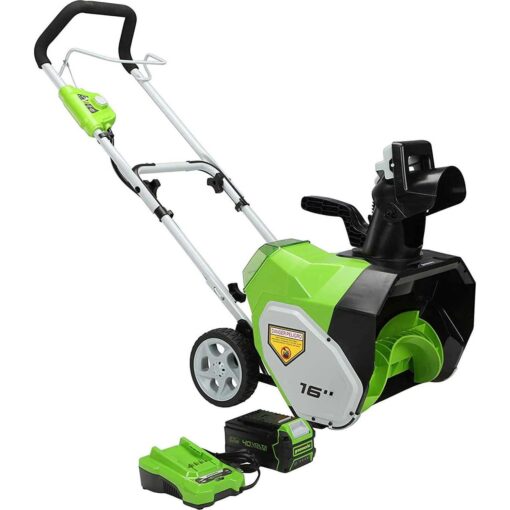 Greenworks 40V 16 inch Cordless Snow Thrower, 5Ah Battery and Charger Included SN40B410 - Image 5