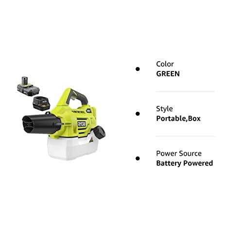 Ryobi ONE+ 18-Volt Cordless Lithium-Ion Fogger/Mister with 2.0 Ah Battery and Charger Included - Image 4