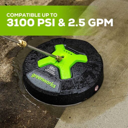Greenworks 5210902 15 Extension Included Surface Cleaner - Image 3