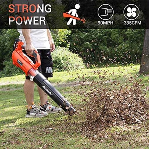 Leaf Blower Cordless with Battery and Charger Maxlander 335cfm Cordless Leaf Blower - Image 4