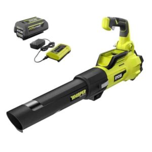 RYOBI 40V Brushless 125 MPH 550 CFM Cordless Battery Whisper Series Jet Fan Blower