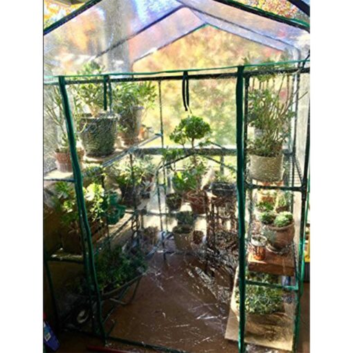 Home-Complete Walk-in Greenhouse-Indoor Outdoor with 8 Shelves - Image 4