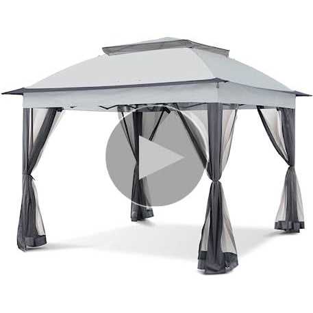 COOS BAY Cool Spot 11×11 Pop-Up Instant Gazebo Tent with Mosquito Netting Outdoor Canopy Shelter with 121 Square Feet of Shade - Image 3
