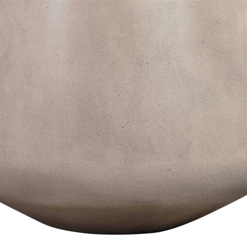 Amethyst Round Lightweight Concrete Indoor or Outdoor Planter Armen Living - Image 2