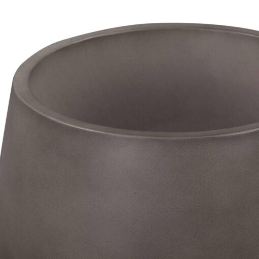 Amethyst Round Lightweight Concrete Indoor or Outdoor Planter Armen Living - Image 4