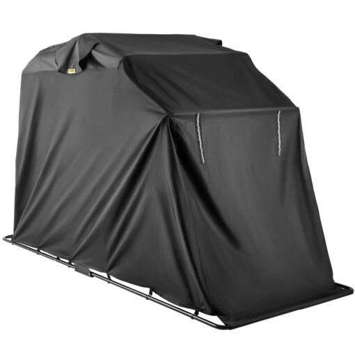 VEVOR Motorcycle Shelter Waterproof Motorcycle Cover Heavy Duty Motorcycle Shelter Shed - Image 2