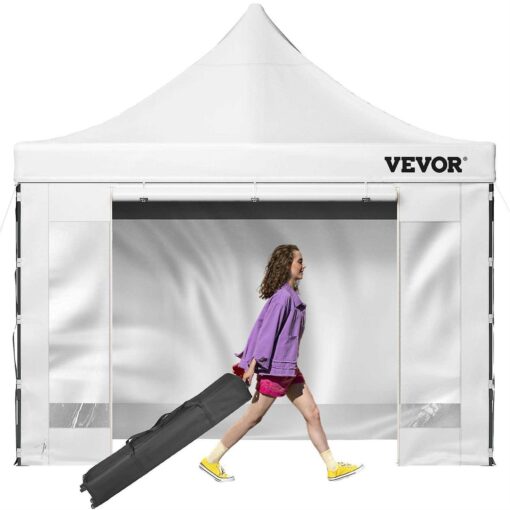 VEVOR 10 Ft. x 10 Ft. Pop Up Canopy Tent Outdoor Patio Gazebo Tent Uv Resistant Waterproof Instant Gazebo Shelter - Image 3
