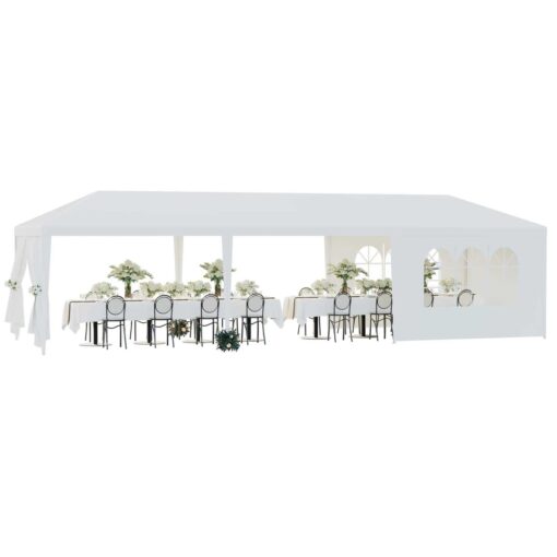 JupiterForce 10 x Outdoor Wedding Party Tent Camping Shelter Gazebo Canopy with Removable Sidewalls Heavy Duty Tent Gazebo Storage BBQ Pavilion - Image 4