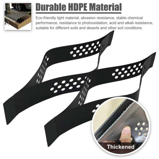 2 Thick Gravel Ground Grid 33ft Geo Grid Driveway Stabilization Grids - Image 3