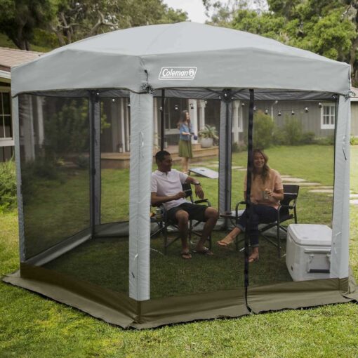 Coleman Instant 12' x 10' Backhome Screenhouse with Sidewall - Image 5