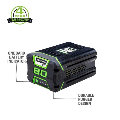 Greenworks 80V 4.0Ah Lithium-Ion Battery 2902402 - Image 5