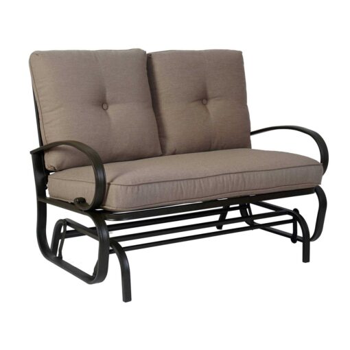 Kozyard Cozy Two Rocking Love Seats Glider Swing Bench/Rocker