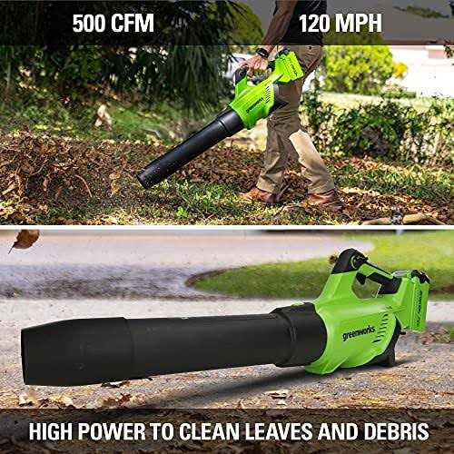 Greenworks 40V Cordless Axial Leaf Blower - Image 3