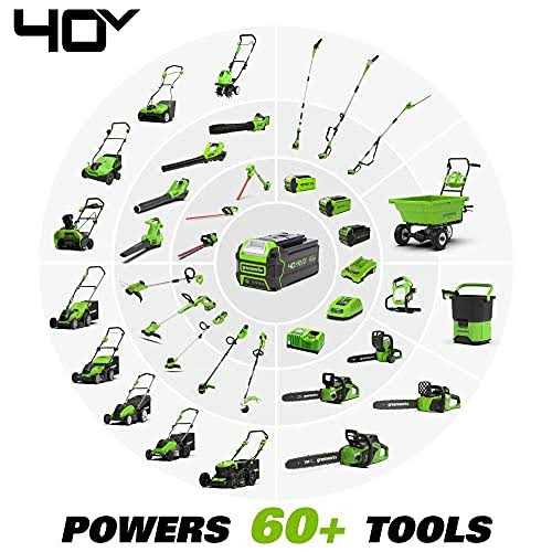 Greenworks 40V Cordless Axial Leaf Blower - Image 2