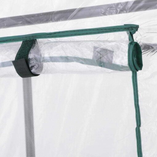 Ogrow 3 Tier 6 Shelf Deluxe Plastic Walk-In Portable Greenhouse - Image 2