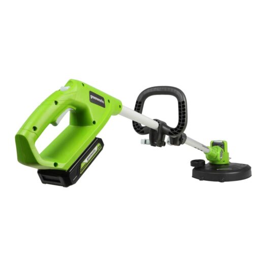 Greenworks 60V Cordless 13 String Trimmer 125 MPH 450 CFM Leaf Blower Combo Battery & Charger - Image 5