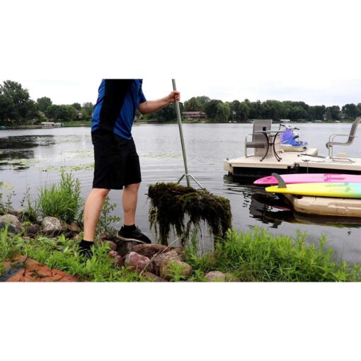 Aquatic Weed Rake with Long Tines For Lakes & Ponds - Image 4