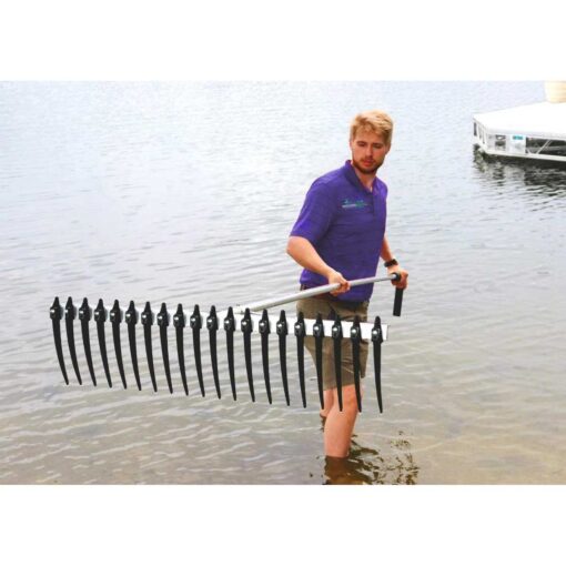 Aquatic Weed Rake with Long Tines For Lakes & Ponds - Image 5