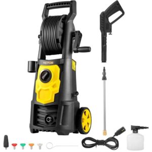VEVOR Electric Pressure Washer 2000 PSI Max. 1.76 GPM Power Washer with 30 ft Hose & Reel