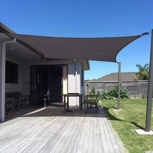 Sunny Guard Sun Shade Sail Rectangle Uv Block Sunshade For Backyard Yard Deck Patio Garden Outdoor Activities And