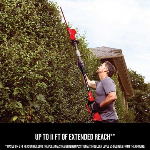 Craftsman 20V Max Pole Cordless Hedge Trimmer - Image 4