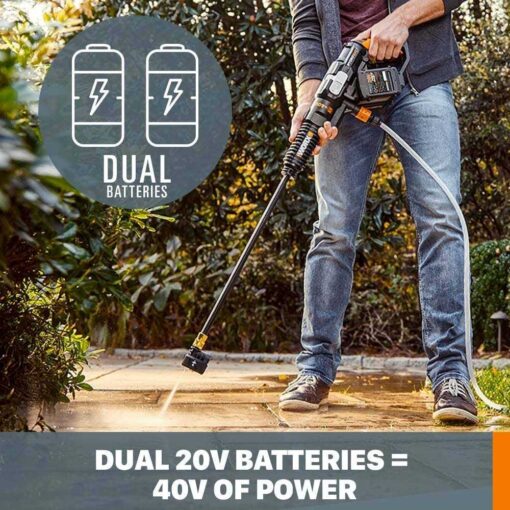 Worx 40V Power Share Hydroshot Portable Power Cleaner - Image 4