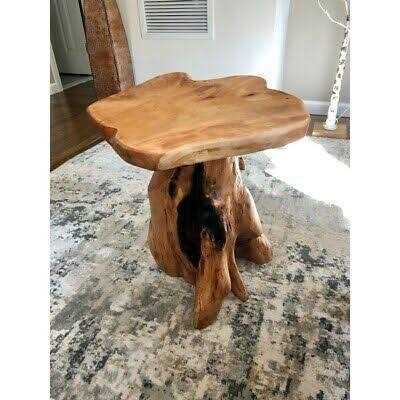 Greenage Cedar Roots Flower Stand Stool - Image 4