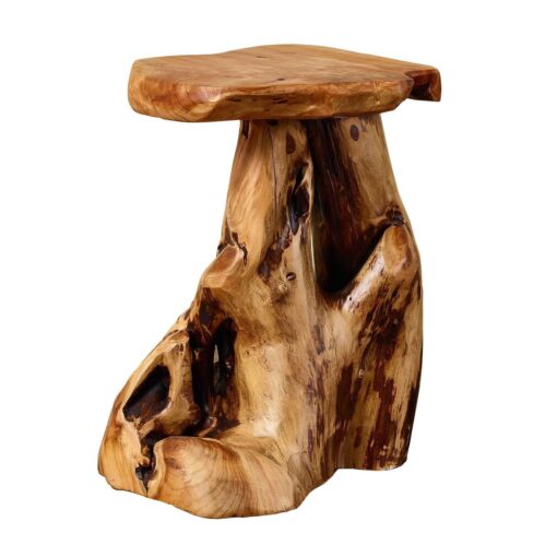 Greenage Cedar Roots Flower Stand Stool - Image 5
