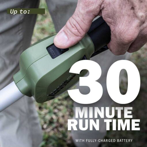 Green Machine 62V Cordless String Trimmer Brushless motor and Auto-Wind spool Battery and Charger - Image 4