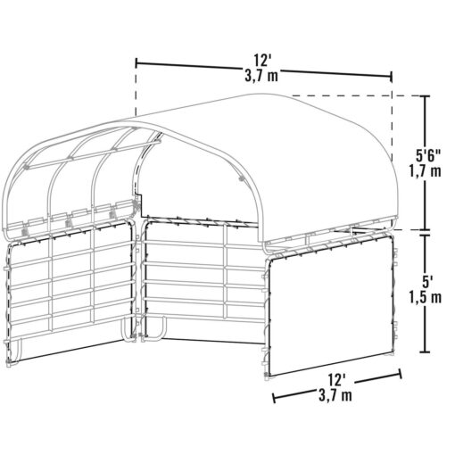 ShelterLogic Corral Shelter Enclosure Kit - Image 2
