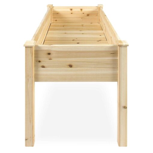 Best Choice Products 48x24x30in Raised Garden Bed Elevated Wood Planter Box Stand for Backyard - Image 3