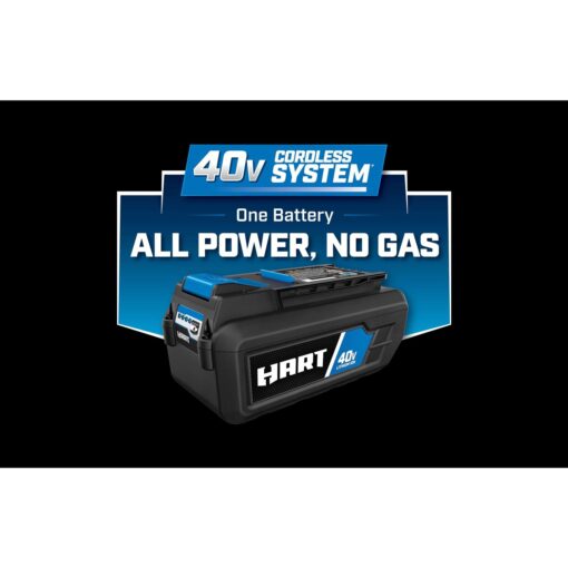 HART 40-Volt 20-inch Cordless Brushless Push Mower Kit - Image 2