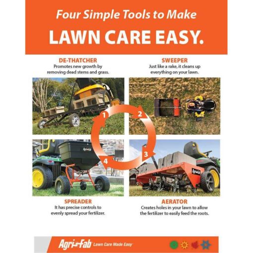 Agri-Fab 52 Tow Lawn Sweeper 45-0546 - Image 3