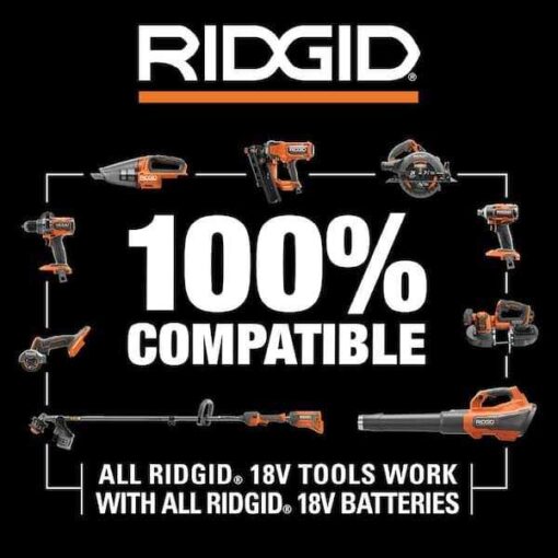 RIDGID 18V Brushless 130 MPH 510 CFM Cordless Battery Leaf - Image 3