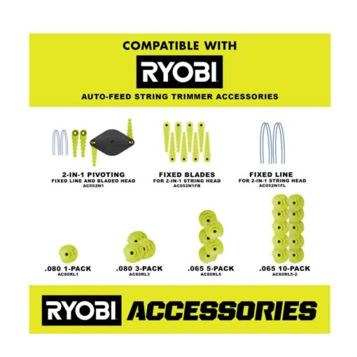 RYOBI ONE+ HP 18V Brushless 13 in. Cordless Battery String Trimmer with 4.0 Ah Battery and Charger - Image 3