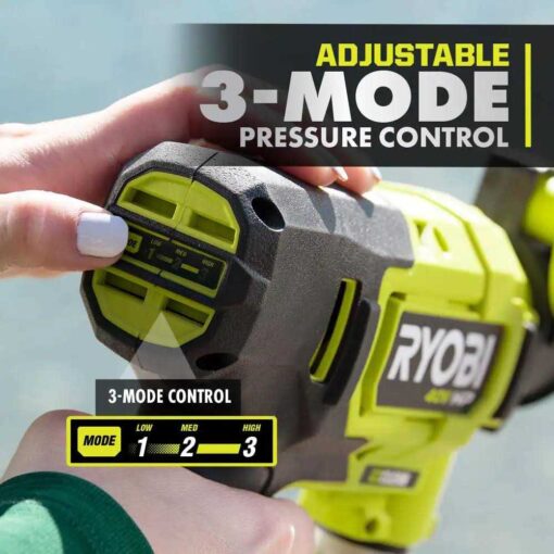 RYOBI 40-Volt HP Brushless EZClean 600 PSI 0.7 GPM Cold Water Power Cleaner with 2.0 Ah Battery and Charger - Image 4