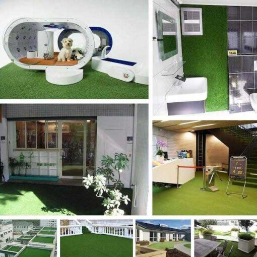 Kingdely 6.6 ft. x Green Artificial Grass Sod - Image 3