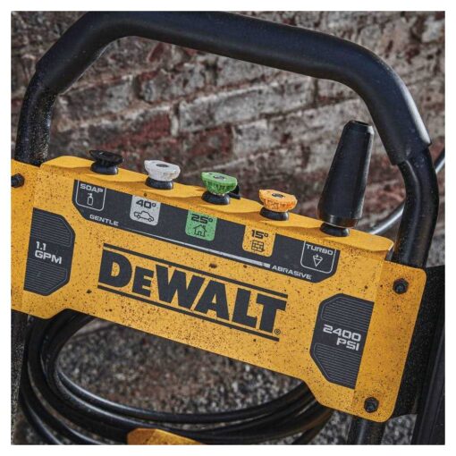 DEWALT 2400 PSI 1.1 GPM Cold Water Electric Pressure Washer DWPW2400 - Image 3