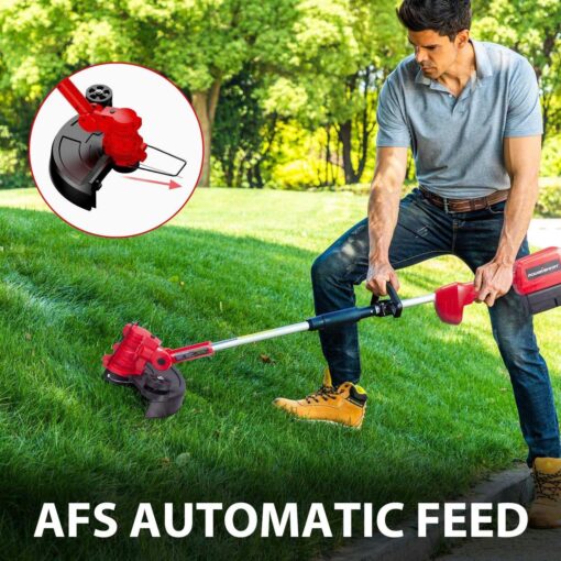 PowerSmart USA 40V String Trimmer & Edger + 40V Leaf Blower Combo Kit with 4.0Ah Battery PS76500C - Image 3