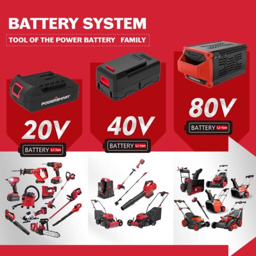 PowerSmart USA 40V String Trimmer & Edger + 40V Leaf Blower Combo Kit with 4.0Ah Battery PS76500C - Image 5