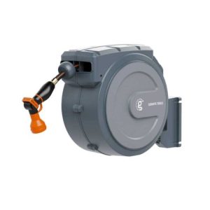 Giraffe Tools Retractable Garden Hose Reel-1/2in-130ft AW4012US