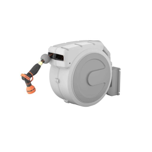 Giraffe Tools Retractable Garden Hose Reel-1/2in-130ft AW4012US