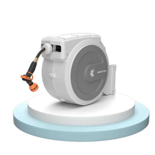 Giraffe Tools Retractable Garden Hose Reel-1/2in-130ft AW4012US - Image 2