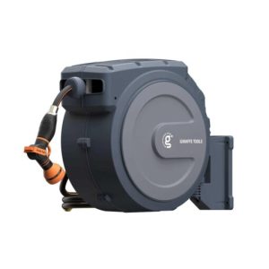Giraffe Tools Retractable Garden Hose Reel-1/2in-130ft AW4012US