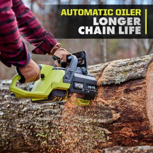 RYOBI 40V HP Brushless 20 in. Battery Chainsaw - Image 4
