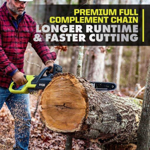RYOBI 40V HP Brushless 20 in. Battery Chainsaw - Image 5