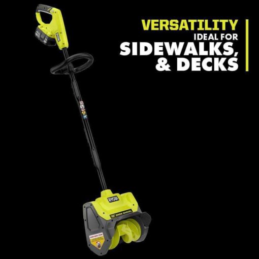 RYOBI ONE+ 18V 10 in. Cordless Electric Snow Shovel with Salt Spreader, 4.0 Ah Battery, and Charger - Image 4